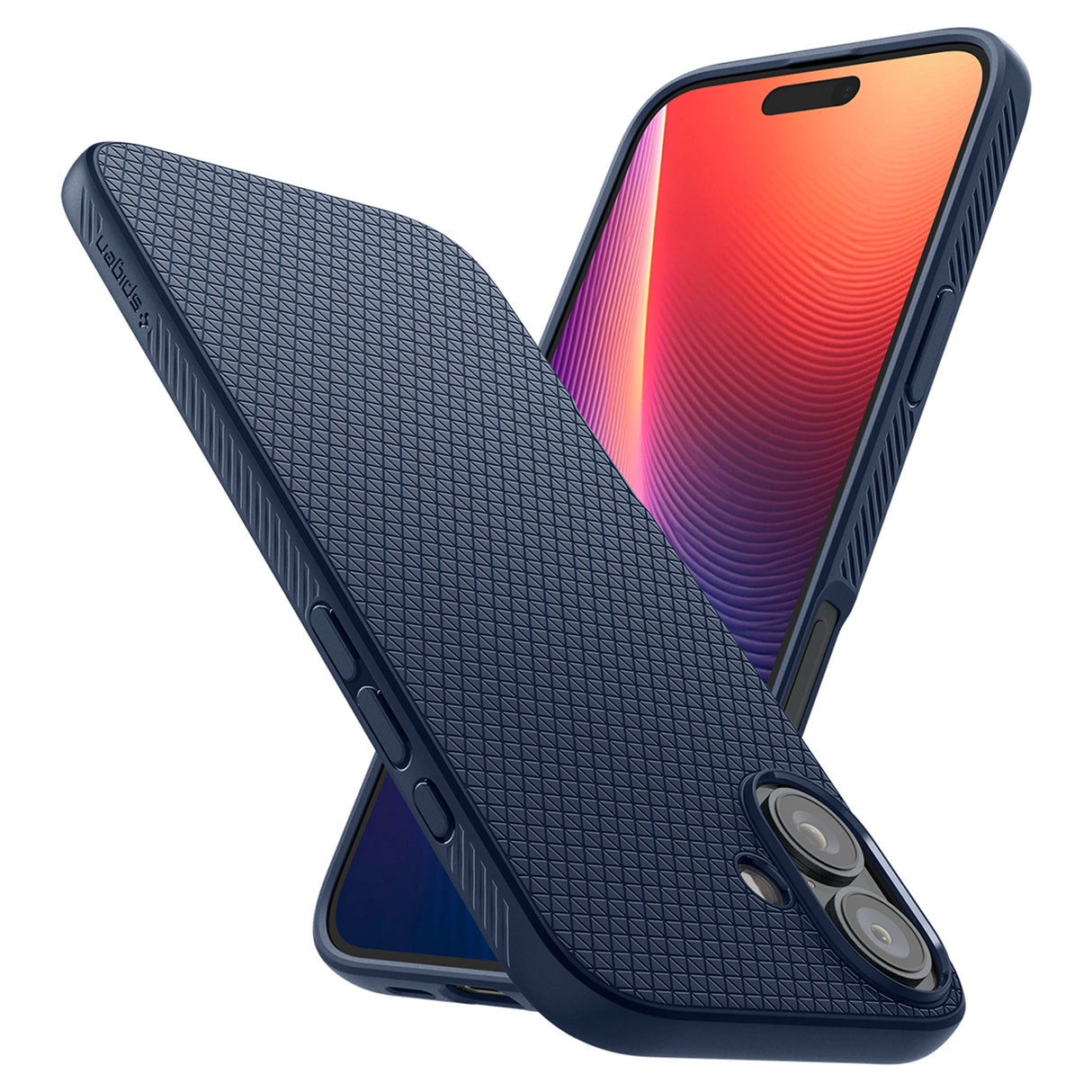 ETUI SPIGEN LIQUID AIR NA IPHONE 16 PLUS - NIEBIESKIE