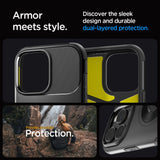 ETUI SPIGEN SLIM ARMOR MAGSAFE NA IPHONE 16 PRO - CZARNE