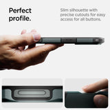 ETUI SPIGEN TOUGH ARMOR MAGSAFE Z PODSTAWKĄ NA IPHONE 16 PRO - ZIELONE