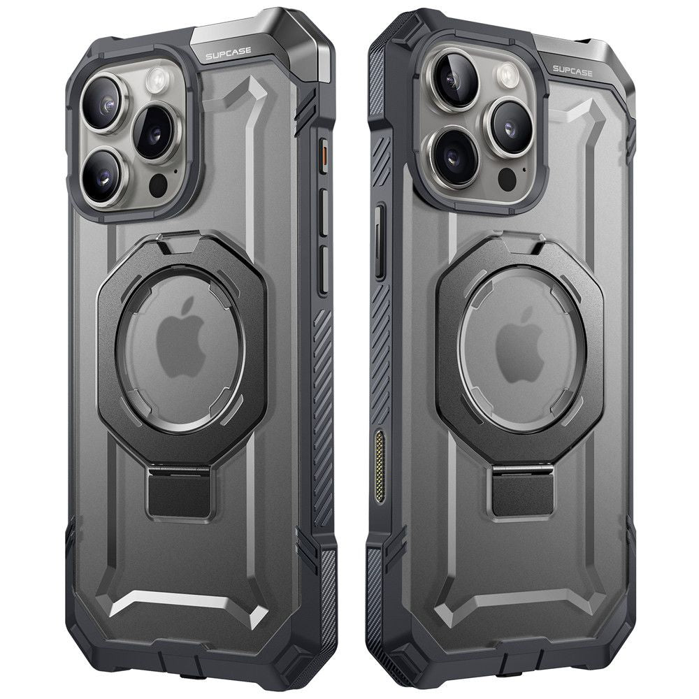 ETUI SUPCASE UB GRIP MAG MAGSAFE NA IPHONE 16 PRO - SZARE