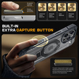ETUI SUPCASE UB GRIP MAG MAGSAFE NA IPHONE 16 PRO - SZARE
