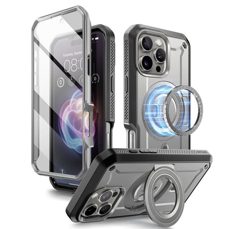 ETUI SUPCASE UB PRO MAG MAGSAFE NA IPHONE 16 PRO - SZARE
