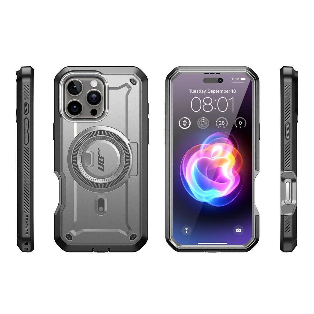 ETUI SUPCASE UB PRO MAG MAGSAFE NA IPHONE 16 PRO - SZARE