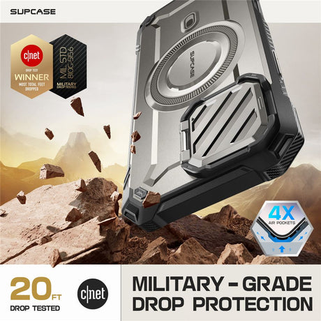 ETUI SUPCASE UB XT MAG Z MAGSAFE NA IPHONE 16 PRO MAX - SZARE
