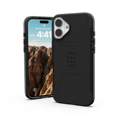 ETUI UAG CIVILIAN MAGSAFE NA IPHONE 16 PLUS - CZARNE