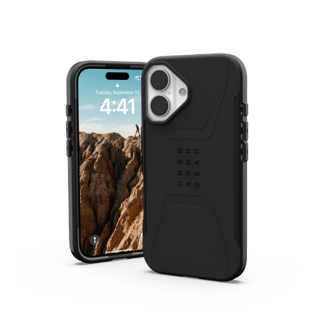 ETUI UAG CIVILIAN MAGSAFE NA IPHONE 16 - CZARNE
