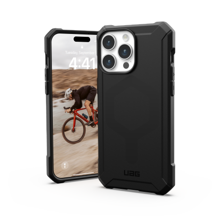 ETUI UAG ESSENTIAL ARMOR MAGSAFE DO IPHONE 15 PRO MAX - CZARNE