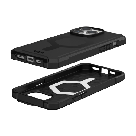 ETUI UAG ESSENTIAL ARMOR MAGSAFE DO IPHONE 15 PRO MAX - CZARNE