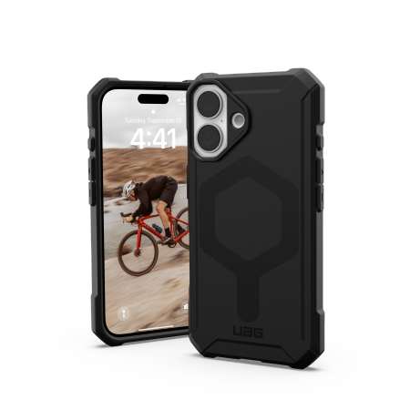 ETUI UAG ESSENTIAL ARMOR MAGSAFE NA IPHONE 16 - CZARNE