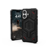 ETUI UAG MONARCH PRO Z MAGSAFE NA IPHONE 16 - CZARNE