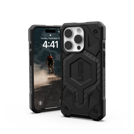 ETUI UAG MONARCH PRO Z MAGSAFE NA IPHONE 16 PRO - CZARNE