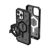 ETUI UAG PATHFINDER CLEAR MAGSAFE BUNDLE Z PODSTAWKĄ MAGNETIC RING NA IPHONE 16 PRO MAX - CZARNE
