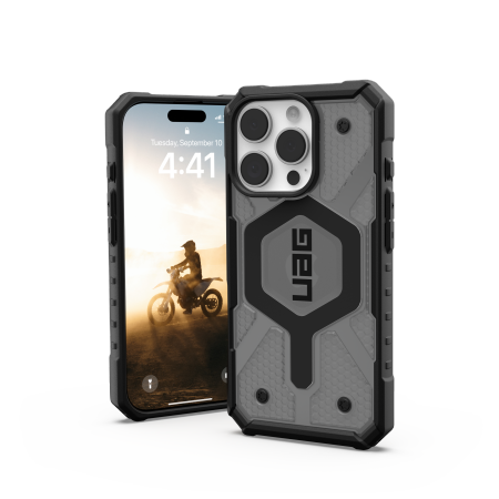 ETUI UAG PATHFINDER CLEAR MAGSAFE NA IPHONE 16 PRO - PÓŁPRZEZROCZYSTE