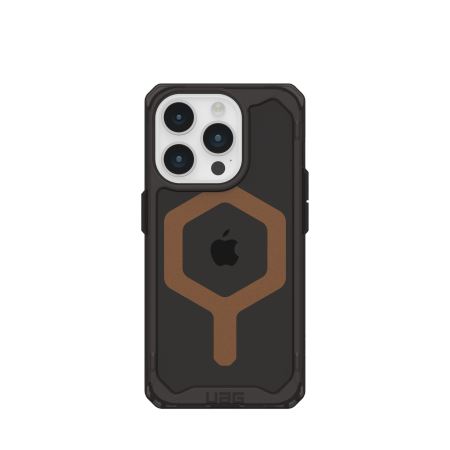 ETUI UAG PLYO MAGSAFE DO IPHONE 15 PRO - CZARNO-BRĄZOWE
