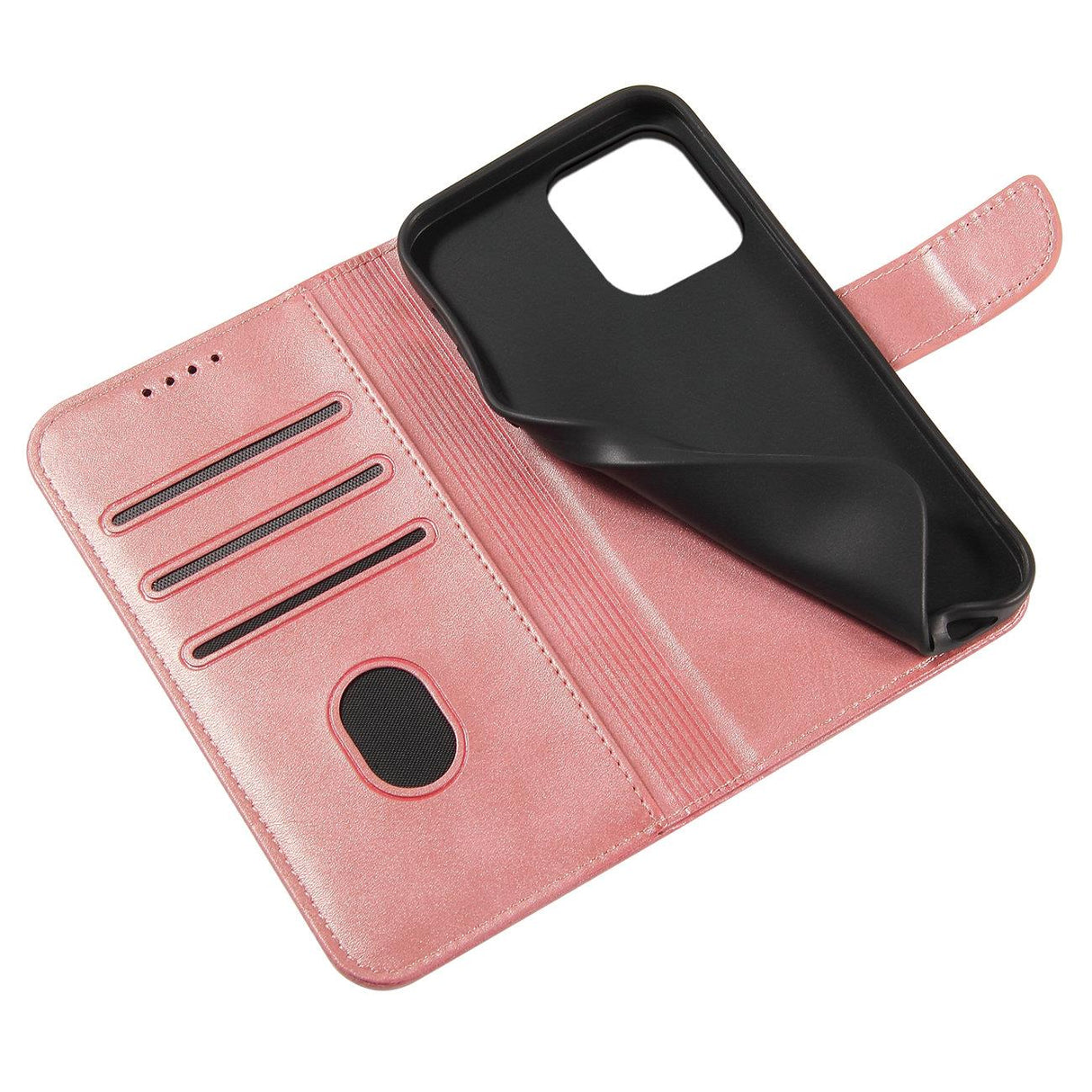 ETUI Z KLAPKĄ I PORTFELEM MAGNET CASE DO SAMSUNG S25 ULTRA - RÓŻOWE