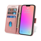 ETUI Z KLAPKĄ I PORTFELEM MAGNET CASE DO SAMSUNG S25 ULTRA - RÓŻOWE