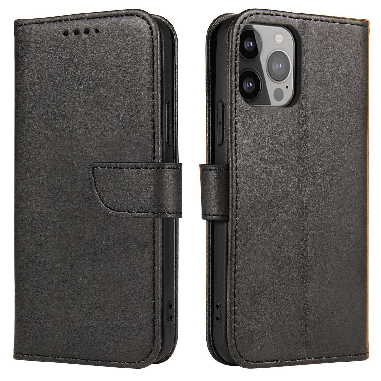 ETUI Z KLAPKĄ I PORTFELEM MAGNET CASE DO SAMSUNG S25 ULTRA - CZARNE