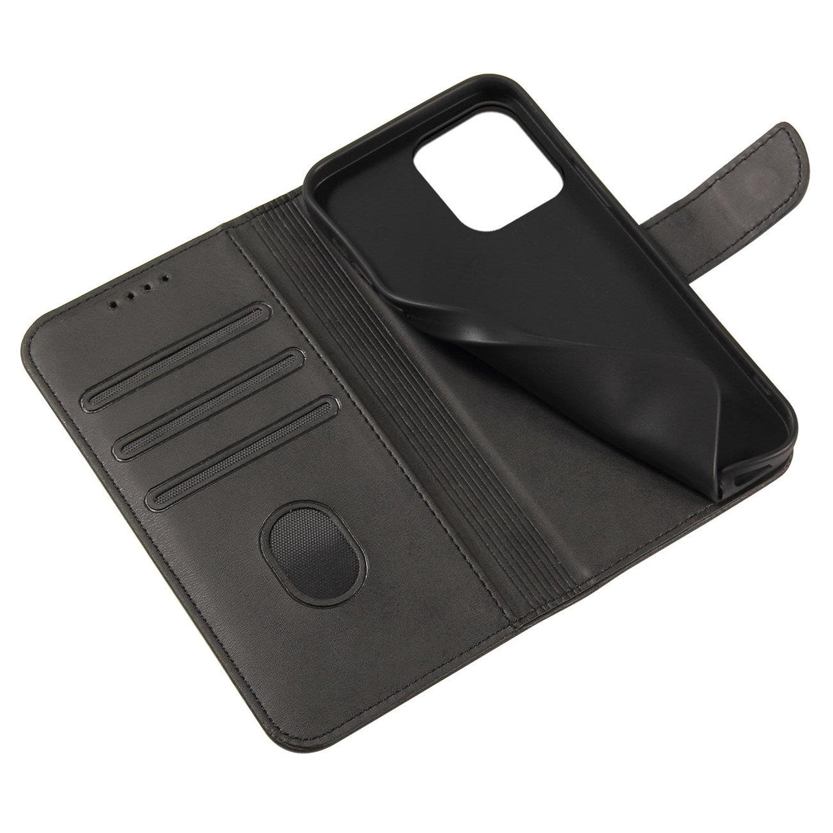 ETUI Z KLAPKĄ I PORTFELEM MAGNET CASE DO SAMSUNG S25 ULTRA - CZARNE