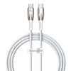 BASEUS GLIMMER KABEL USB-C TYPE-C POWER DELIVERY 100W 1M BIAŁY
