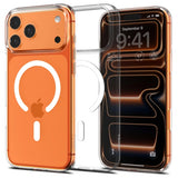 ETUI SPIGEN LIQUID CRYSTAL MAG MAGSAFE IPHONE 17 PRO MAX CLEAR/WHITE BIAŁE