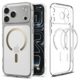 ETUI SPIGEN ULTRA HYBRID MAG MAGSAFE IPHONE 17 PRO CLEAR/GOLD ZŁOTE