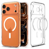 ETUI SPIGEN ULTRA HYBRID MAG MAGSAFE IPHONE 17 PRO MAX CLEAR/WHITE BIAŁE