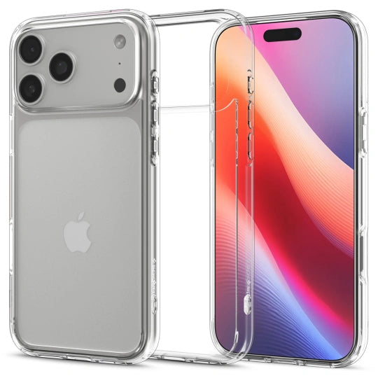 ETUI SPIGEN ULTRA HYBRID IPHONE 17 PRO CRYSTAL CLEAR TRANSPARETNE