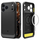 ETUI SPIGEN RUGGED ARMOR MAG MAGSAFE IPHONE 17 PRO MAX CZARNE