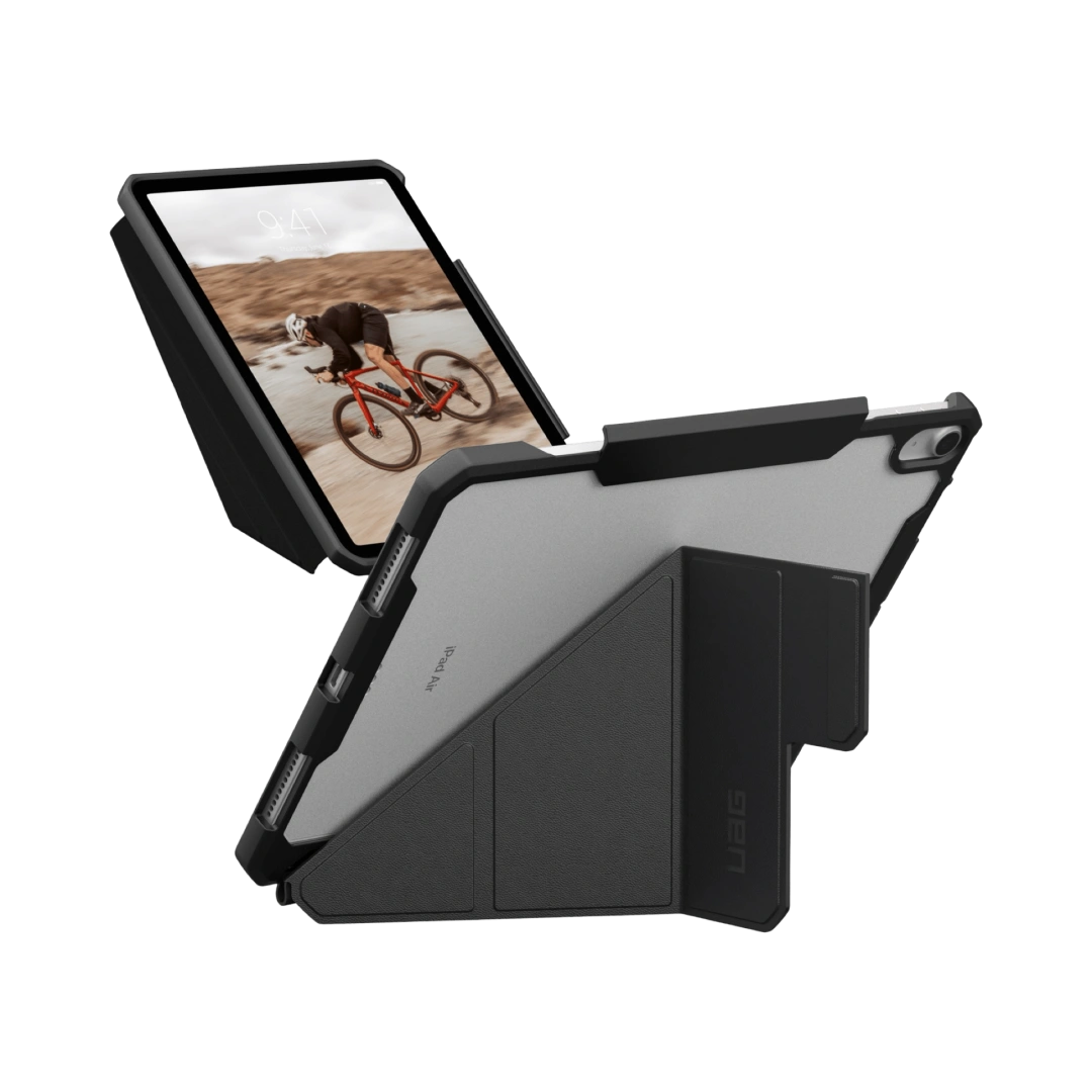 ETUI UAG ESSENTIAL ARMOR Z PODSTAWKĄ I UCHWYTEM NA APPLE PENCIL DO IPAD AIR 11" 2024 - CZARNE